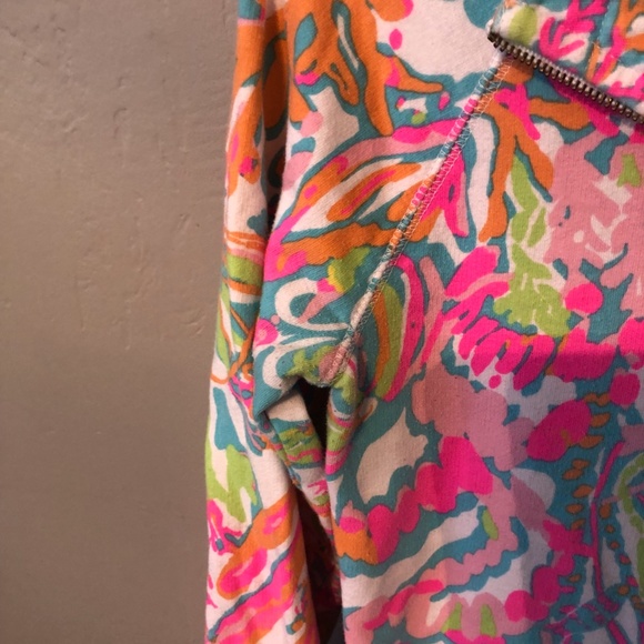 Lilly Pulitzer Skipper Popover Scuba to Cuba Resort White - Picture 3 of 7